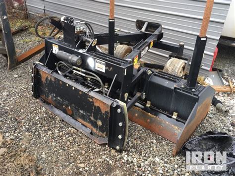 skid steer laser grading box